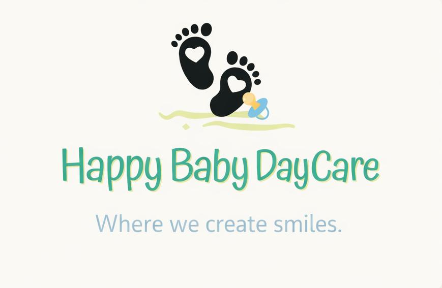 Happy Baby Daycare Logo